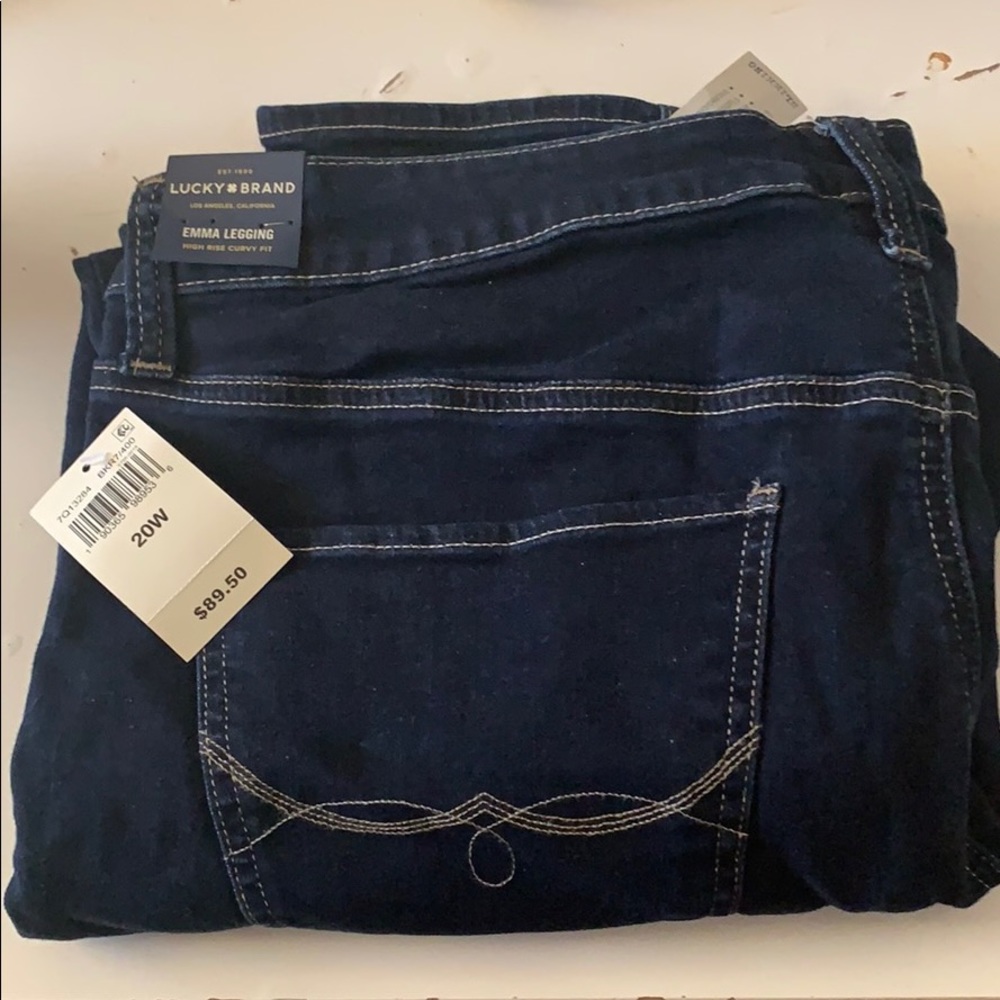 Lucky jeans highrise curvy skinny legging jean NWT